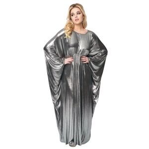 Smak Parlour 1970s Silver Batwing Caftan